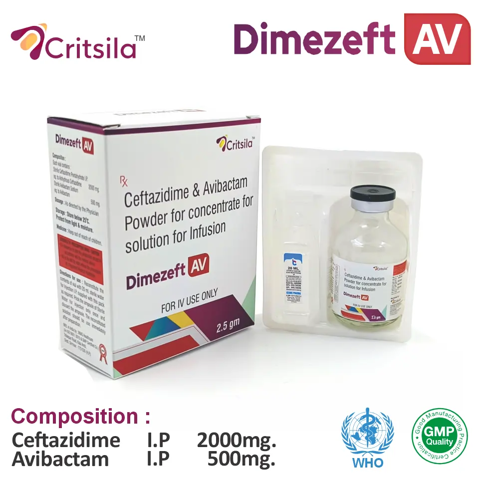 Ceftazidime (2gm) + Avibactam (0.5gm) Injection in PCD Pharma Franchise at Best Price